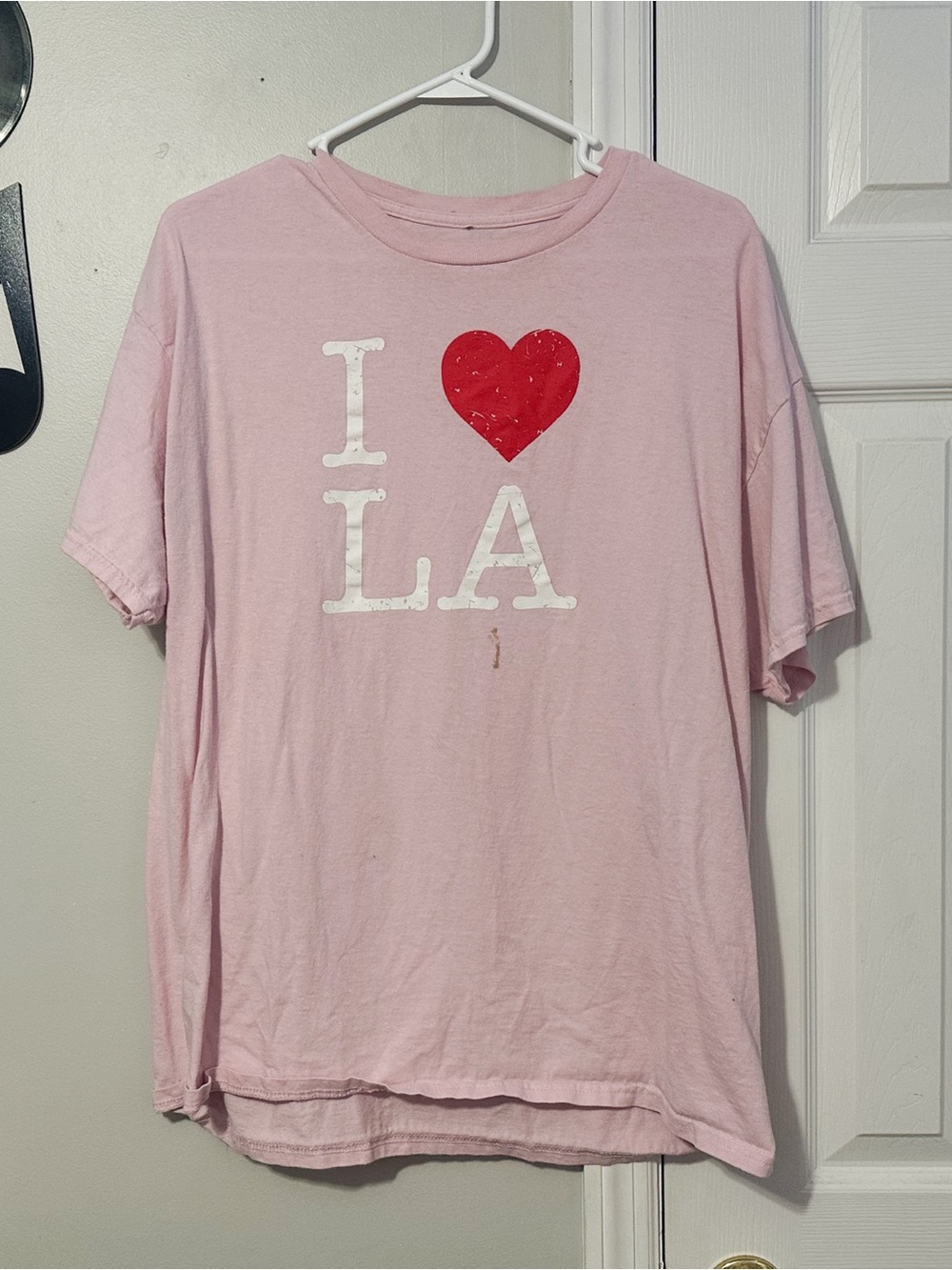thrifted i <3 LA graphic tee